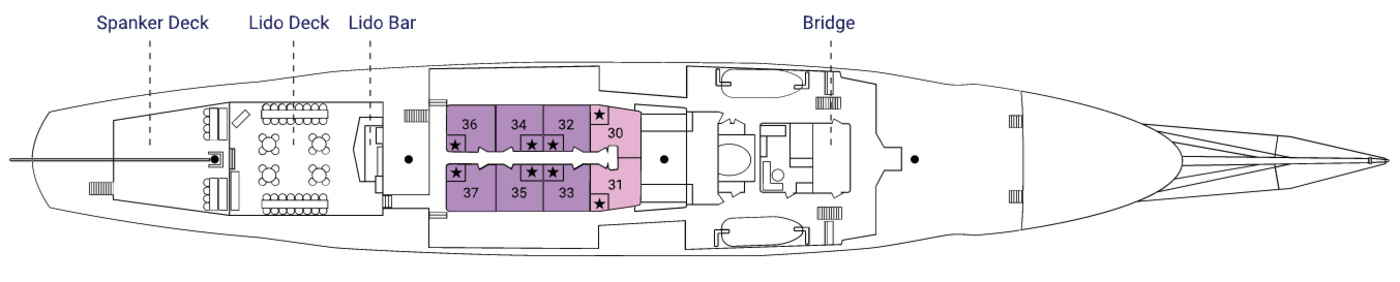 Sea Cloud Cruises Sea Cloud Captain's and Lido Deck.png